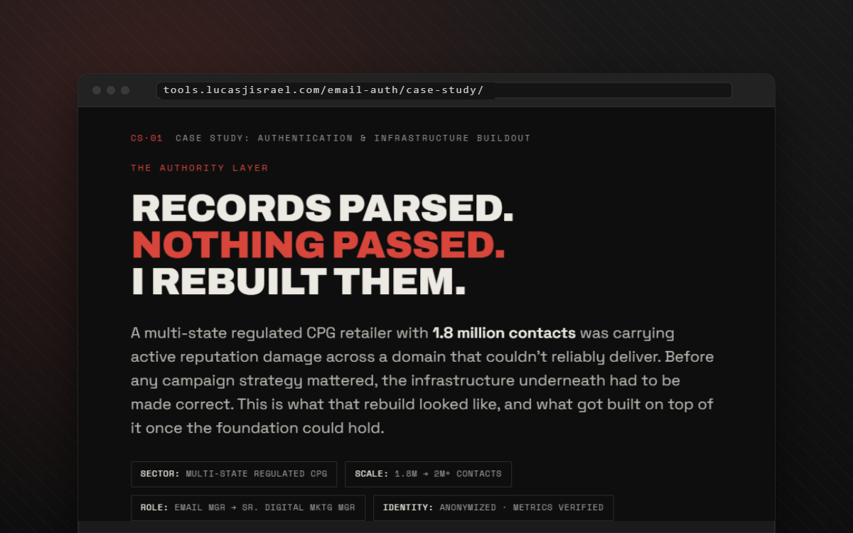 The Authority Layer — case study
