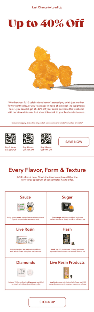 Last-chance promotion · full personalized email creative